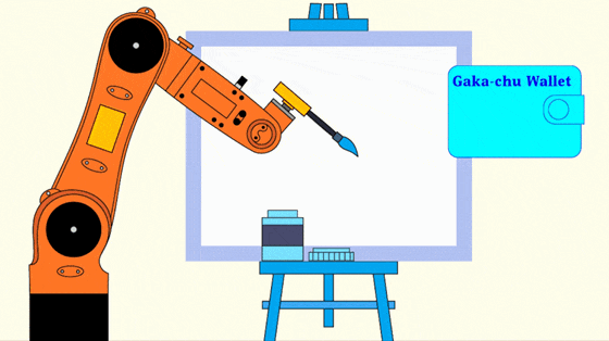 Gaka-chu: A Self-Employed Autonomous Robot Artist